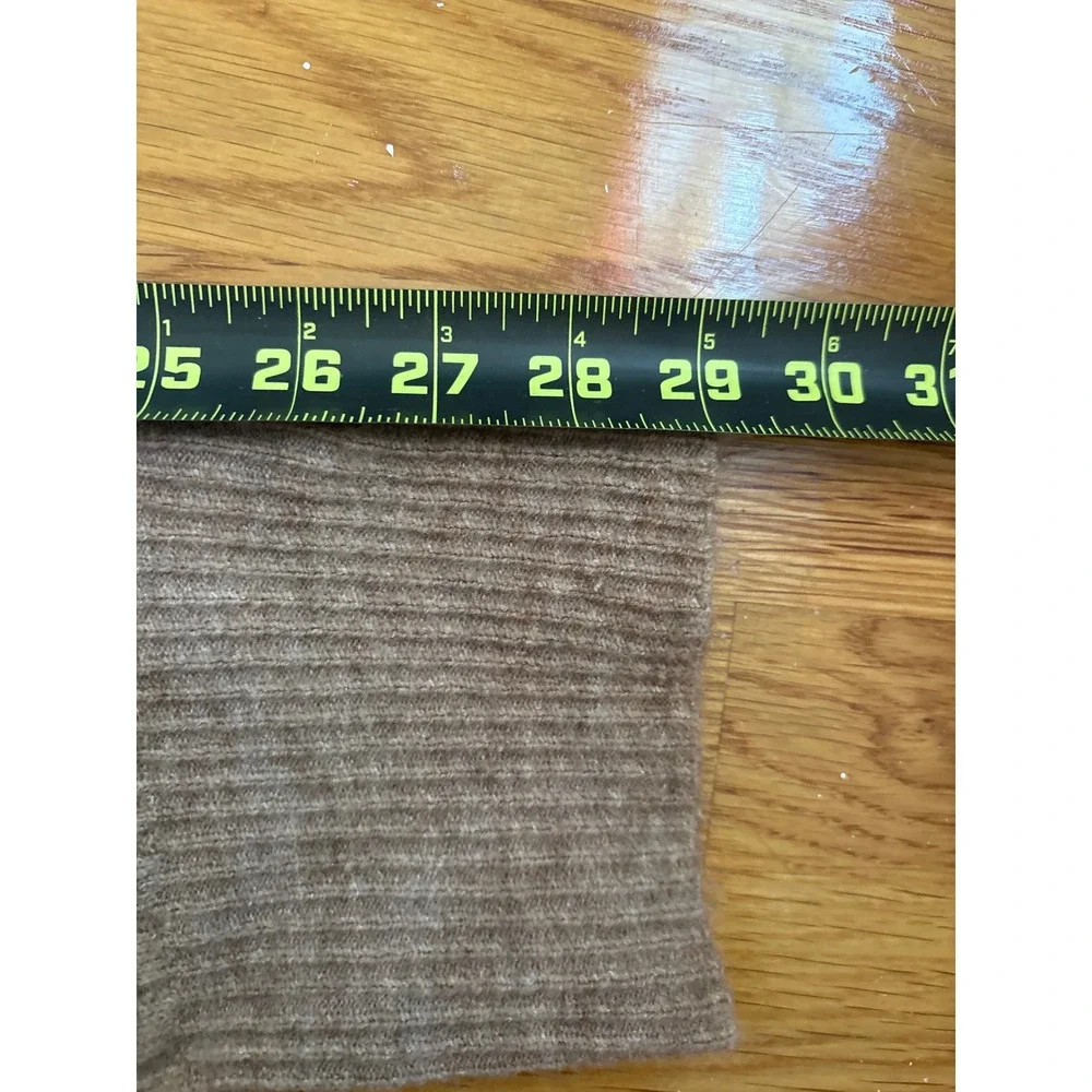 Intimately Free People Ribbed Knit Joggers Camel Brown High Rise Lounge Pants XS